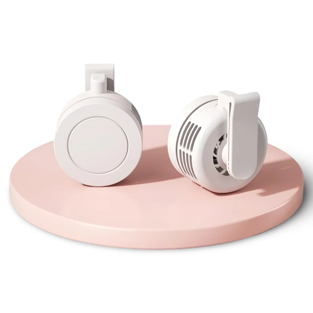 Portable Neck Fan Clip-On Fan Mini Rechargeable Hands-Free - Image 4